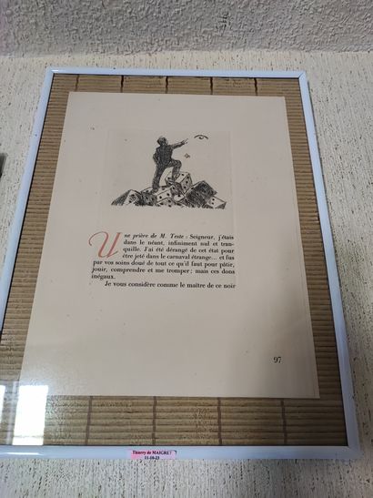 Series of engravings from the book Monsieur...