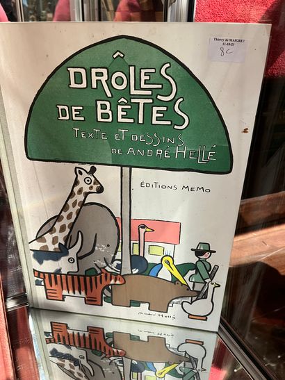 Lot of two children's books: 
RABIER Benjamin...