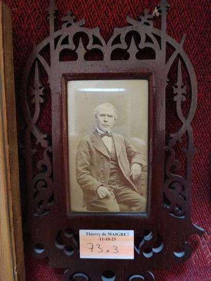 Set of three photographs, including a daguerreotype...