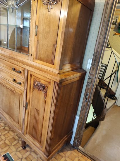 Walnut dining room furniture 
Circa 1925...