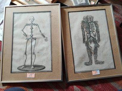 Mannette of miscellaneous frames including...