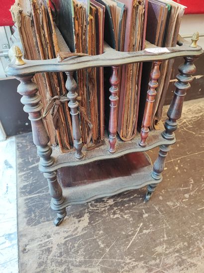 Sheet music holder. A set of musical scores...