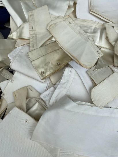 J Lot of collars, cuffs, bibs, ruffles with...