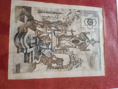 Lot of about 20 engravings depicting musicians,...