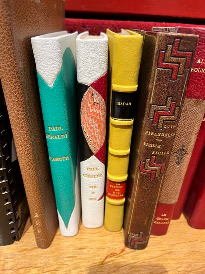 Lot of modern volumes. Claudine, Colette....