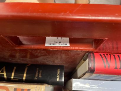 Two cases of art volumes including Malevitch,...