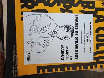 Lot of posters and photographs including...