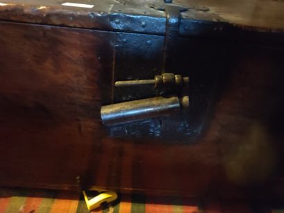 Wooden chest in the Southeast Asian style...