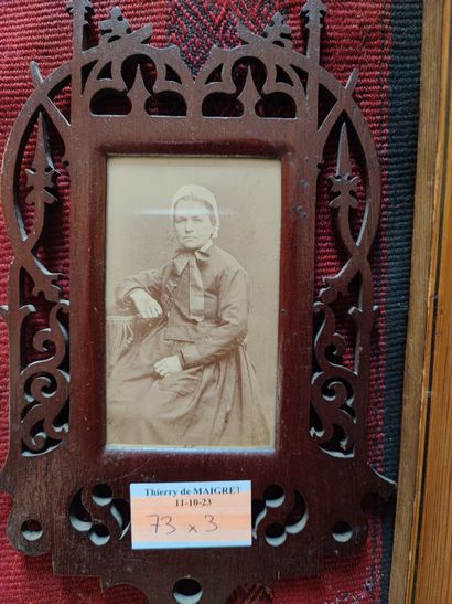 Set of three photographs, including a daguerreotype...