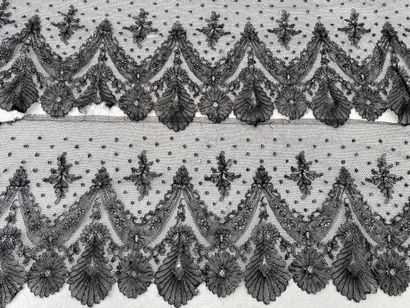 Lot of various textile documents: embroidery,...