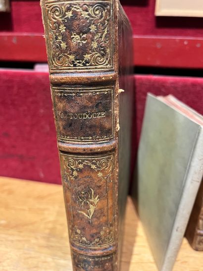 Lot of 8 18th-century and early volumes,...