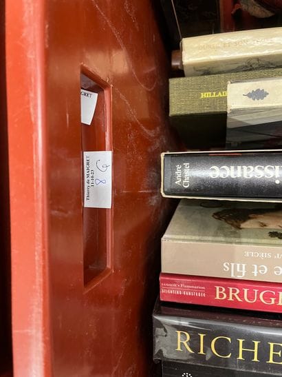Two cases of art books, including Dali, Delacroix,...