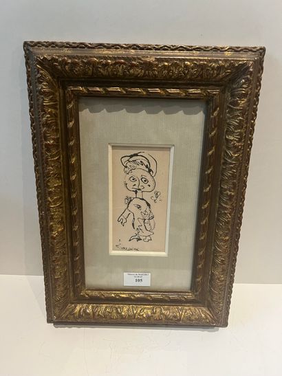 Personnage, reproduction d'après Gaston Chaissac
15...