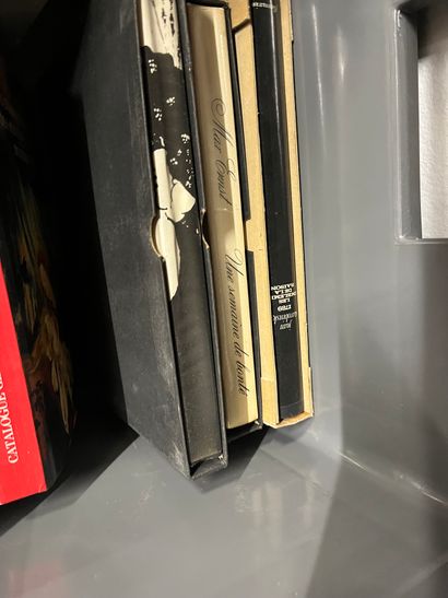 Two cases of art volumes including Symbolism,...