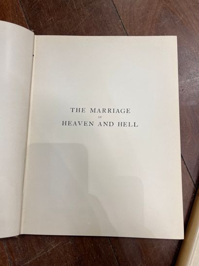 William BLAKE. 4 volumes. Marriage of Heaven...
