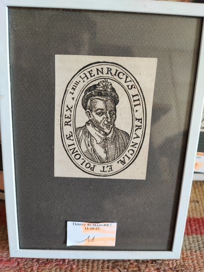 Mannette of miscellaneous frames including...