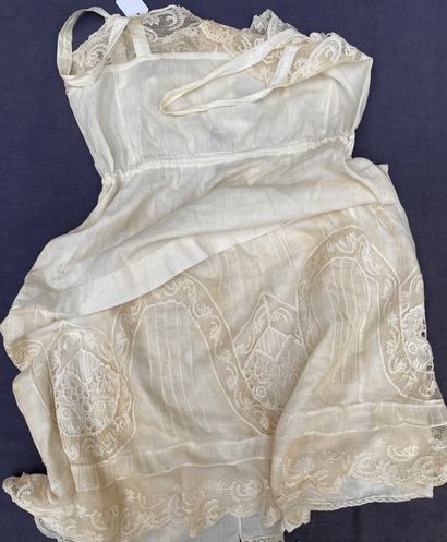 L Reunion: 4 long petticoats and one short...