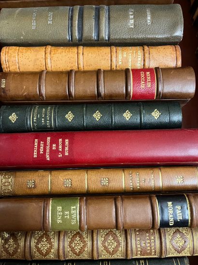 Two bound volumes. Amiel. Tristan Corbière....