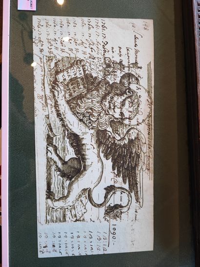 Lot of about 20 engravings depicting musicians,...