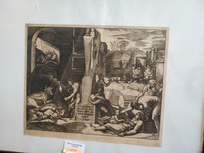 Mannette of miscellaneous frames including...