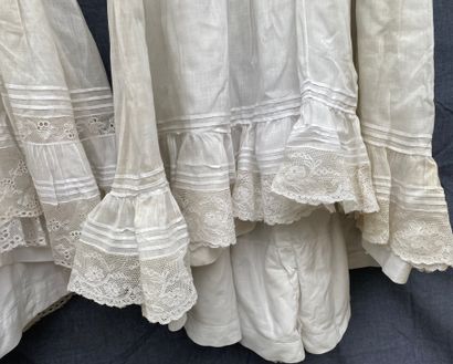L Reunion: 4 long petticoats and one short...