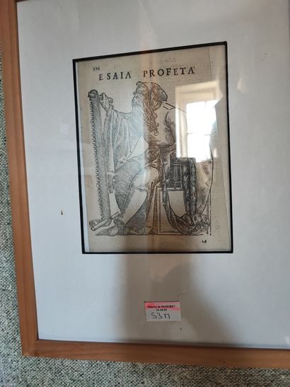 Lot of about 25 framed reproductions and...