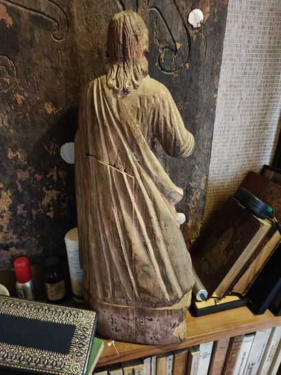 Ecole du XIXème siècle 
Christ 
Bois sculpté...