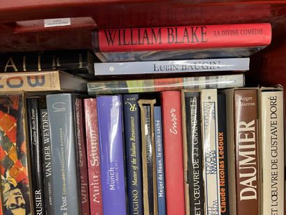 Two cases of art volumes including Malevitch,...