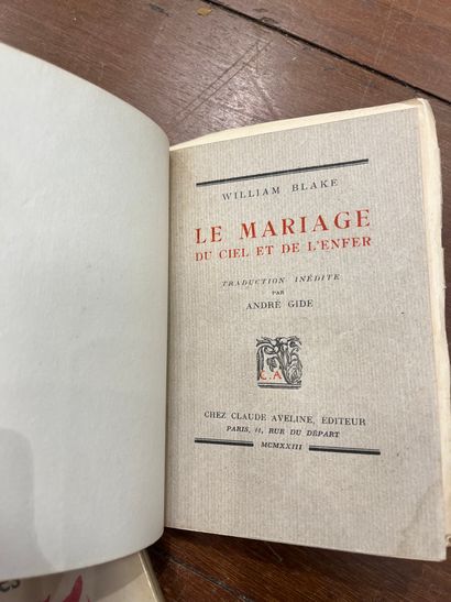 William BLAKE. 4 volumes. Marriage of Heaven...
