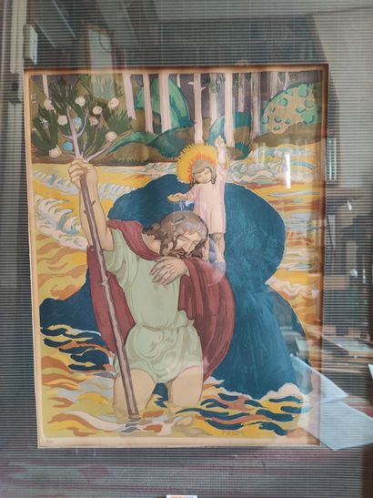 J. BELTRAND (1874-1977)
Sujet religieux
Lithographie...