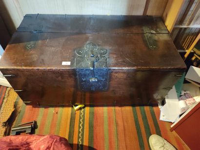 Wooden chest in the Southeast Asian style...