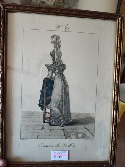 Lot of about 25 framed reproductions and...