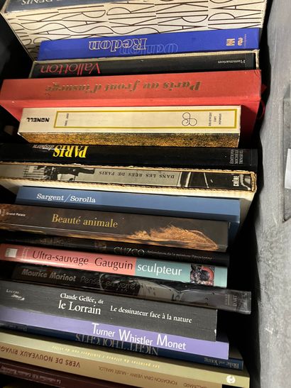 Two cases of art volumes including Tiepolo,...