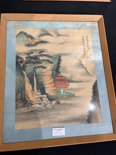 China or Southeast Asia
Lot of six framed...