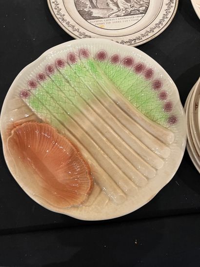 Ceramics lot including a series of plates...