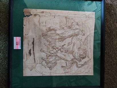 Ecole italienne
Jupiter et Io 
Dessin au...