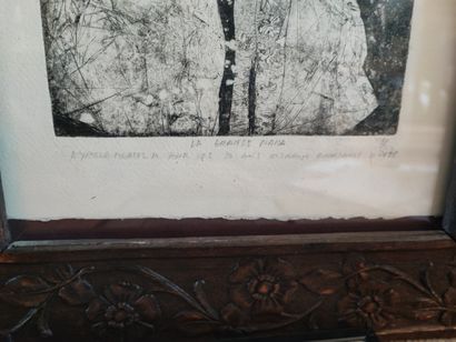 Lot d'encadrés (reproductions et estampes)...
