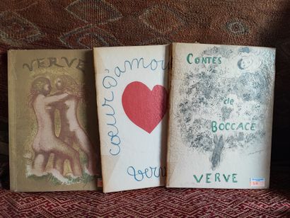 Three Verve books: N° 5 and 6 July October...