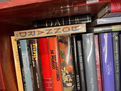 Two cases of art volumes including Malevitch,...