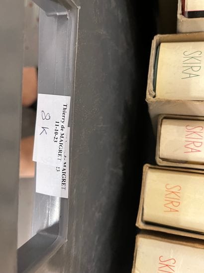 Two cases of SKIRA art volumes.