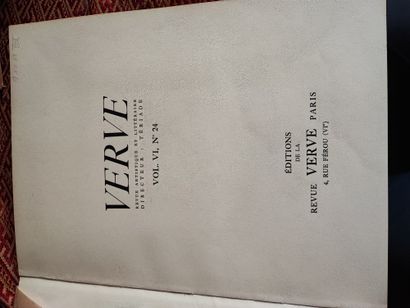 Three Verve books: N° 5 and 6 July October...