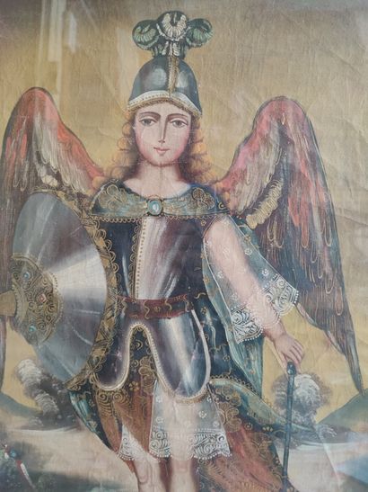 Ange 
Huile sur toile, vers 1900
60 x 39...