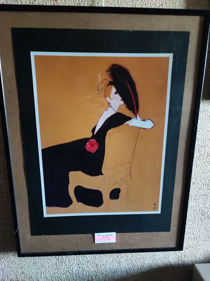 After GRUAU and others, lot of about 20 framed...