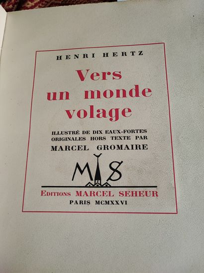 HERTZ (Henri) - GROMAIRE (Marcel).
Vers un...