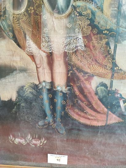 Ange 
Huile sur toile, vers 1900
60 x 39...