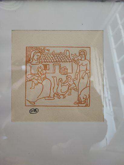 Estampe d'après Maillol
Horace 
19 x 11,...