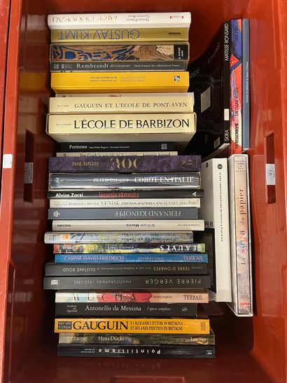 Two cases of art volumes including ecole...