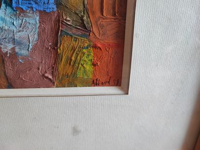 Chafik ABBOUD 
Composition
Gouache
Signée...