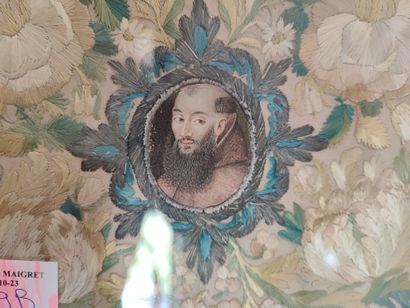 Ex Voto
Saint's figure, embroidery 
18th...