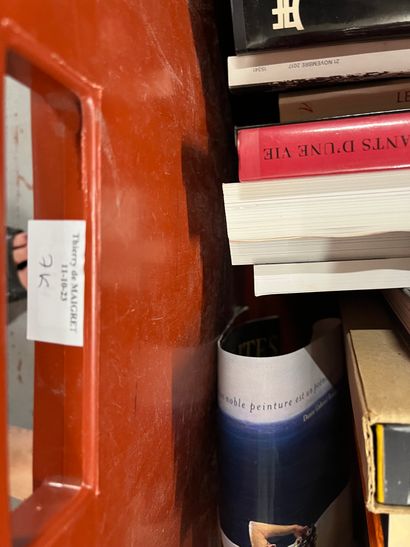 Two cases of art volumes including African...